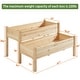 Yaheetech 2-tier Raised Garden Bed with Legs for Yard Outdoor - On Sale ...