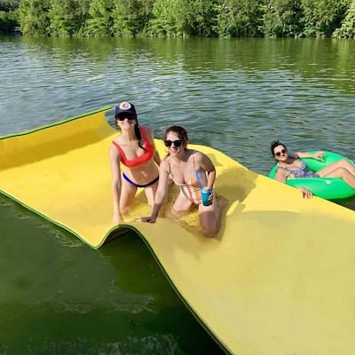 3 Layer Swimming Pool Water Floating Pad Foam Mat - 18' x 6'