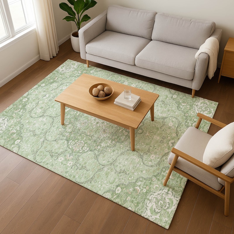 Premium Washable Super Soft Traditional Parman Mayfield Rug