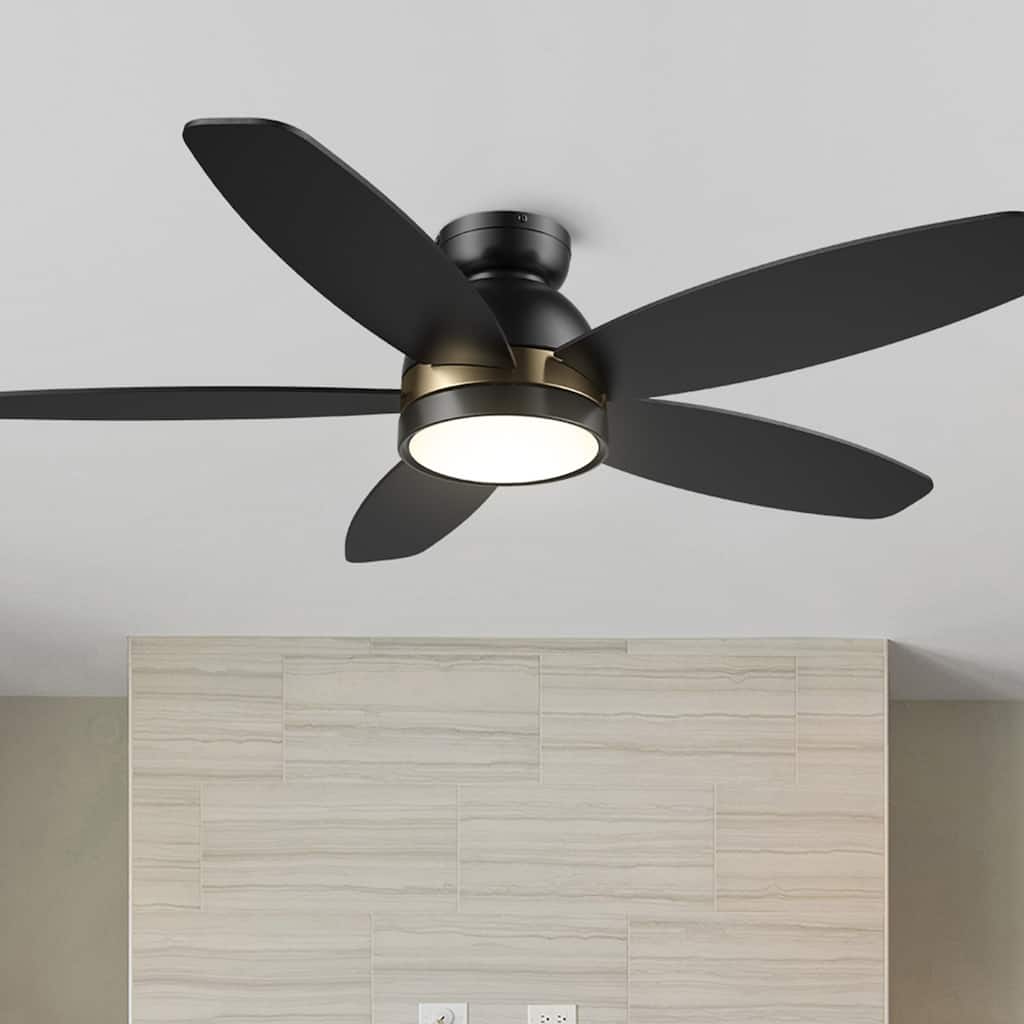 CARRO Cerus 48" 5-Blade Indoor Ceiling Fan with Light and Remote