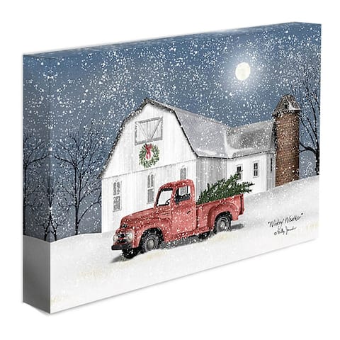 Wintry Weather by Billy Jacobs, Ready to Hang Canvas Art