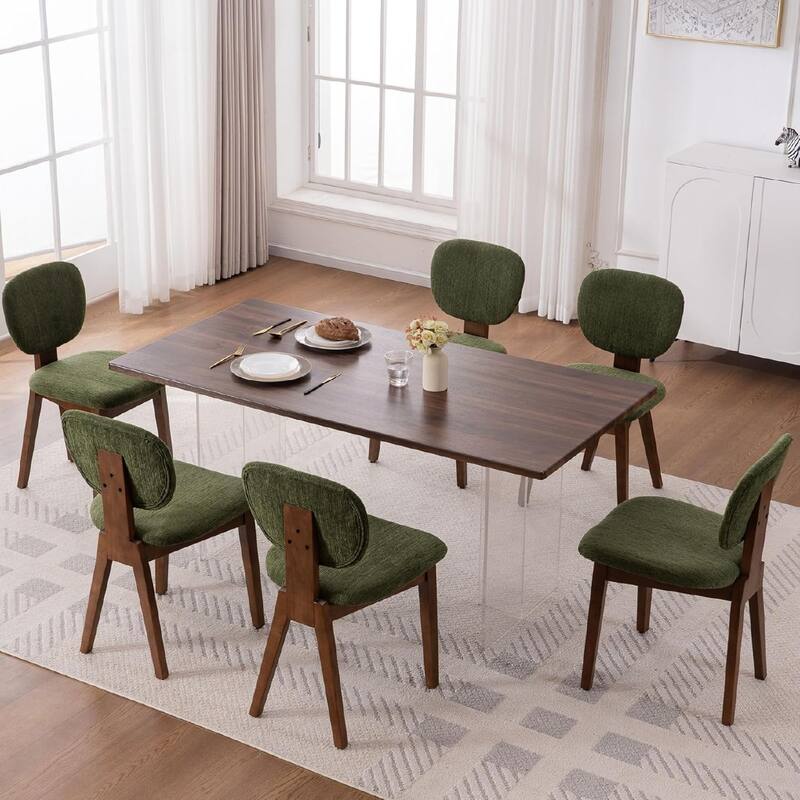 Set of 2/4/6 Mid-Century Modern Upholstered Dining Chairs