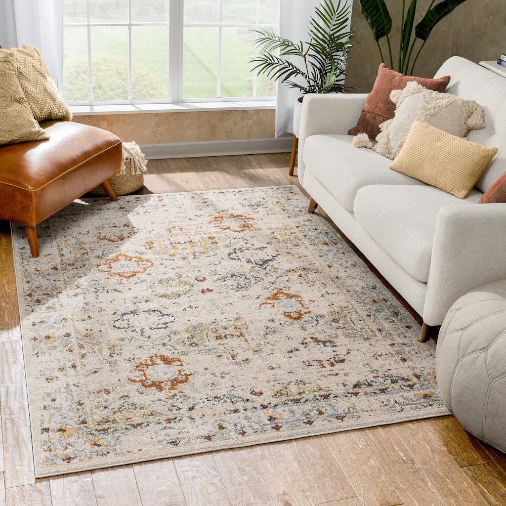 Well Woven Omaha Kian Vintage Global Area Rug