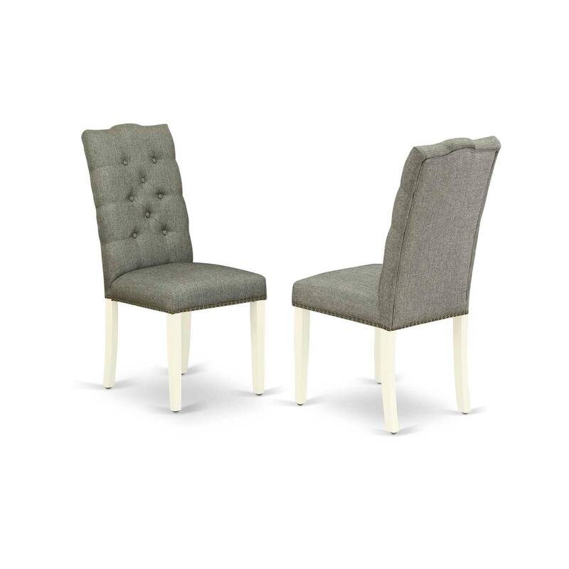 7-Piece Dining Set - Kitchen Table with 6 Dining Chairs - Modern Parson Style - 60