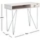 preview thumbnail 25 of 35, SAFAVIEH Raveena 1-Drawer 1-Shelf Hairpin Leg Desk