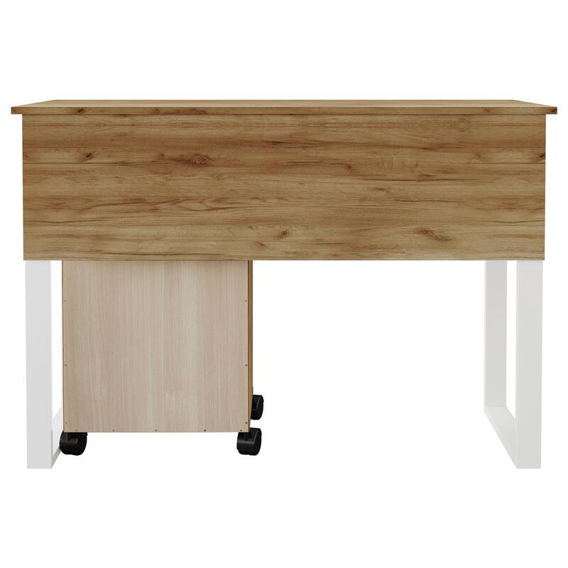 CraftPorch Luxury Writing Table with Drawer Cabinet