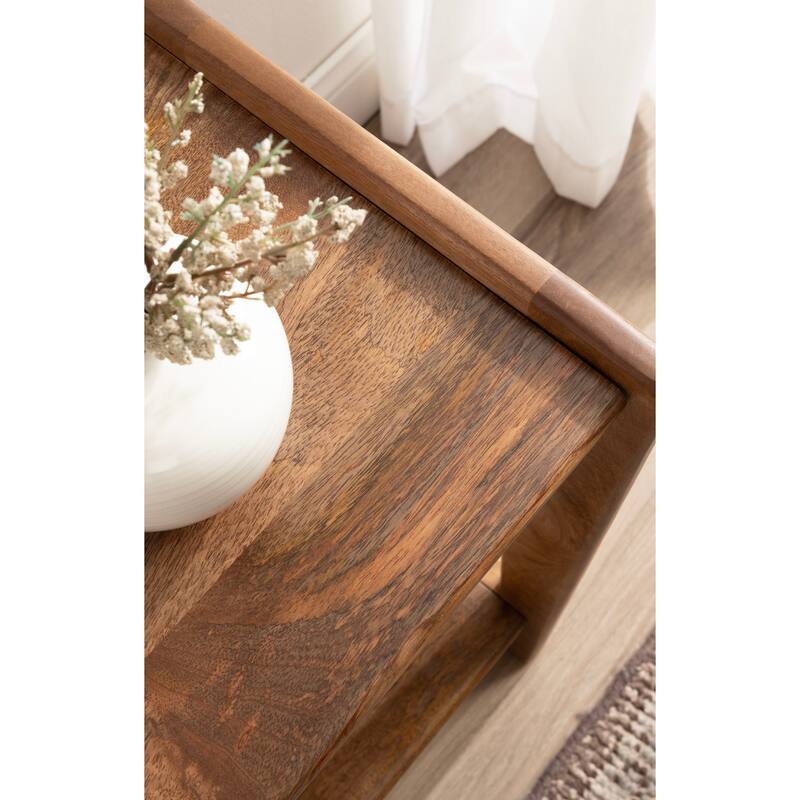 Kate and Laurel Aarstad Wood Side Table - 16x14x22
