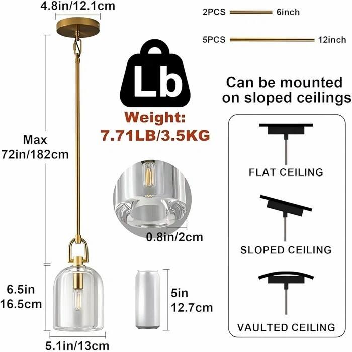 Crystal Hemisphere Pendant Light
