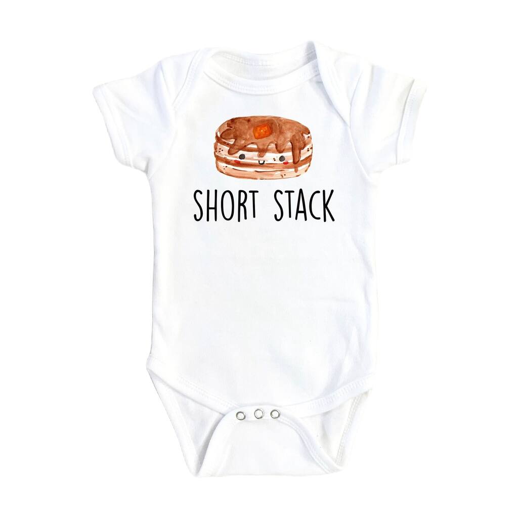 Pancake - Baby Boy Girl Clothes Infant Bodysuit Funny Cute Newborn A1