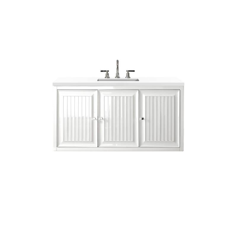 James Martin Vanities E645-V48-3WZ Athens 48" Free Standing Single