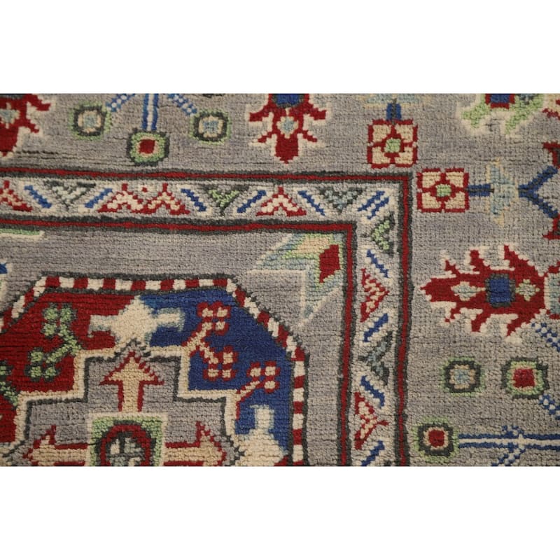 Kazak Runner Rug Handmade Wool Carpet - 2'8" x 13'4"