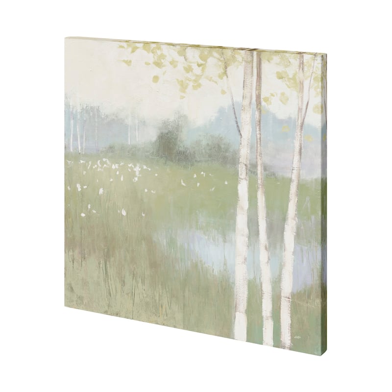 Spring Fling II Cool (44 x 44) Canvas Art Print - Large