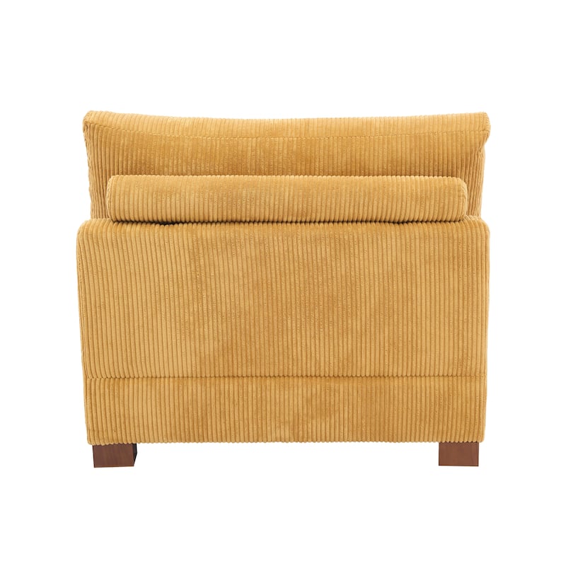 Modern Upholstered Armless Chair Accent Chair