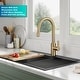 preview thumbnail 108 of 149, Kraus 2-Function 1-Handle 1-Hole Pulldown Sprayer Brass Kitchen Faucet