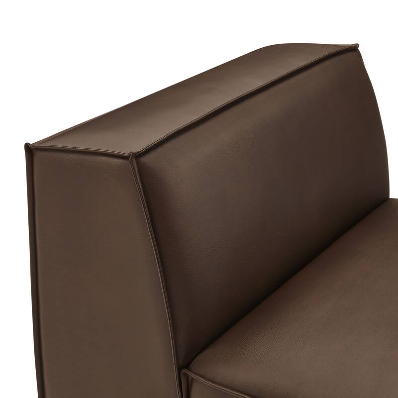 Restore Vegan Leather Armless Modular Chair