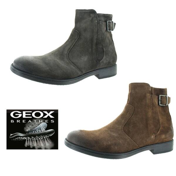 Shop Geox Jaylon Buckle Men S Casual Moto Inspired Boots Overstock 19790212