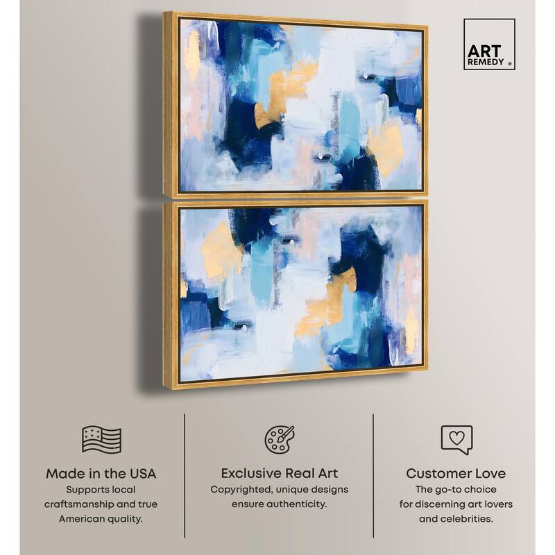 Dissolving Brilliance II Canvas by Art Remedy
