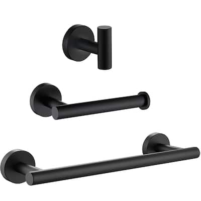 AITINKAN 3-Piece Bath Hardware Set Towel Holder Set in Stainless Steel