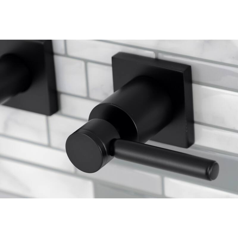 Kingston Brass Concord 3-Hole Wall Mount Roman Tub Faucet
