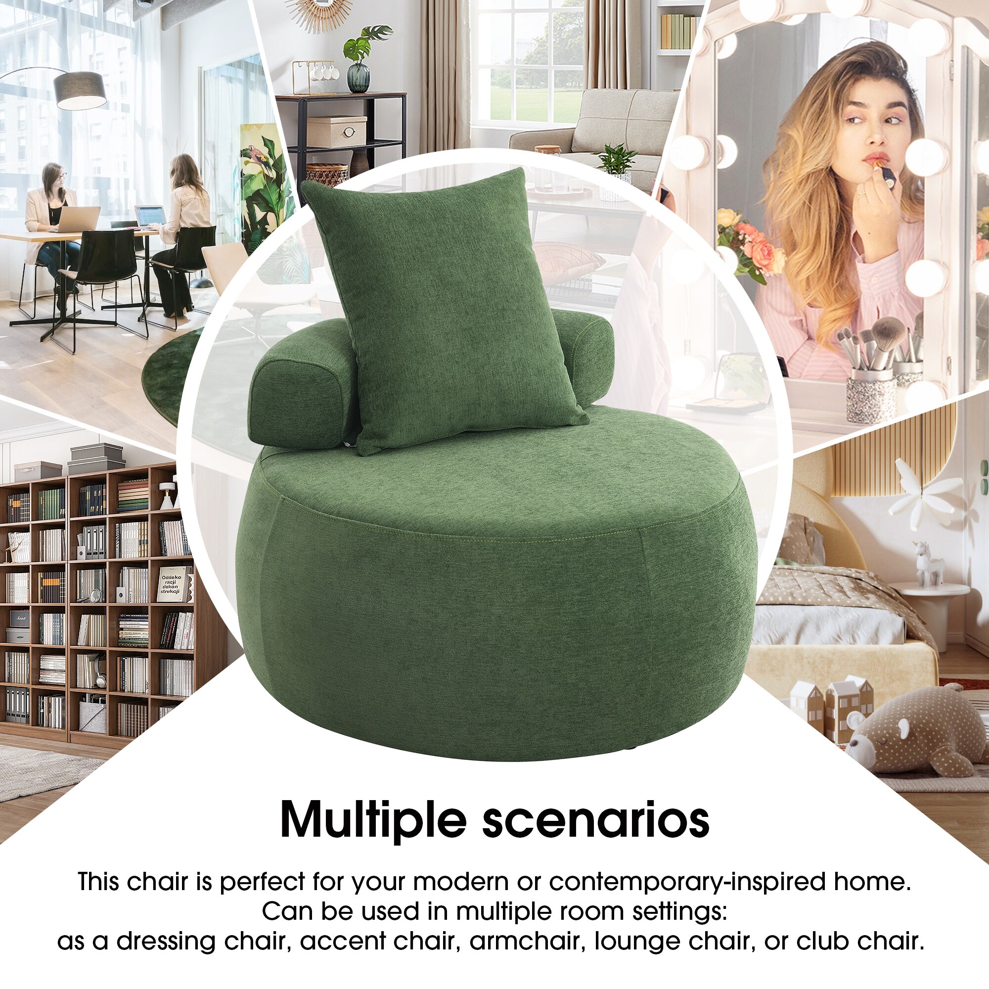 Pillow for round best sale chair