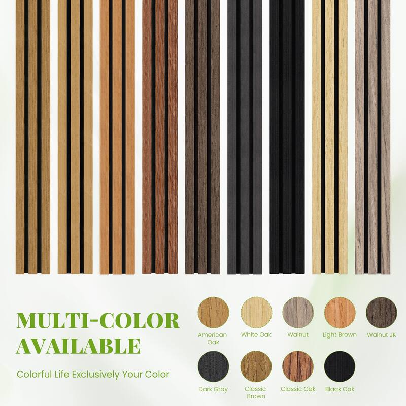 Soundproof Wood Slat Panels Acoustic Wall and Ceiling Panels