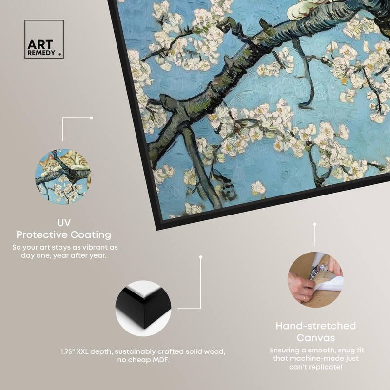 Autumn Blossom Kitten Canvas by Art Remedy