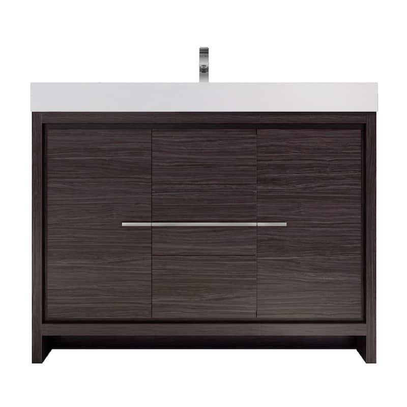 Dove 48'' Freestanding Vanity with Reinforced Acrylic Sink