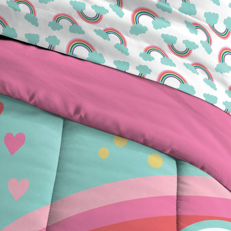 Dream Factory Rainbow Flare Bed-In-A-Bag Comforter Set