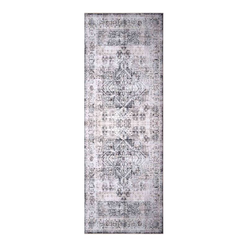 Delara Machine Washable Area Rug, Soft & Durable, Non-Slip Backing, Eco- Friendly GRS certified.