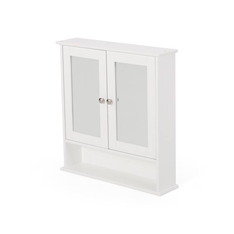 Modern Wall-Mounted Medicine Cabinet with Shelving Space