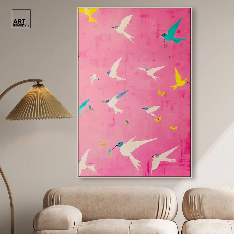 Soaring Sorbet Canvas by Art Remedy