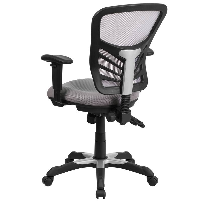 Mid-back Blue Mesh Adjustable Ergonomic Office Chair