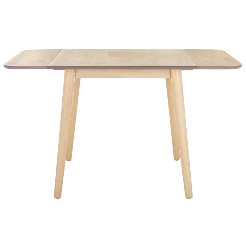 SAFAVIEH Home Damarius Drop Leaf Dining Table - 51"W x 31"D x 29"H - White Washed