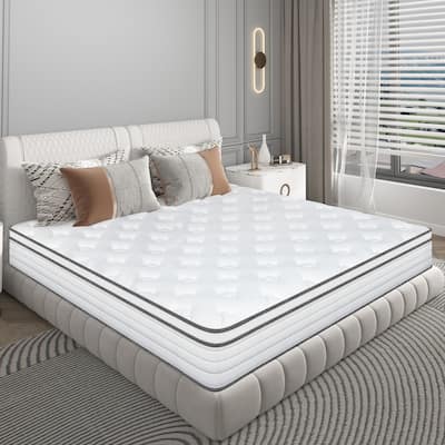 12 Inch Hybrid Individually Wrapped Pocket Coils Twin Size Mattress in a Box