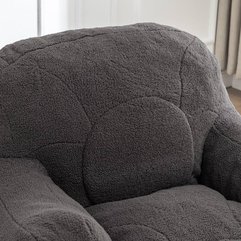 Bean Bag Chair Soft Fluffy Lazy Sofa with Memory Foam