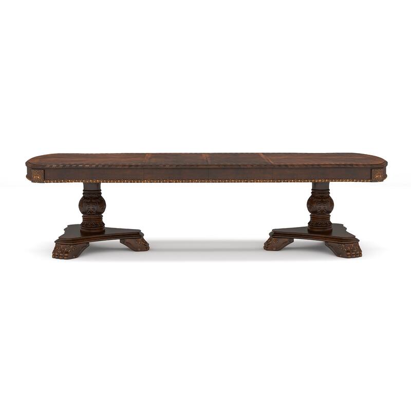 Abiba Traditional Brown 5-Piece Dining Table Set by Furniture of America