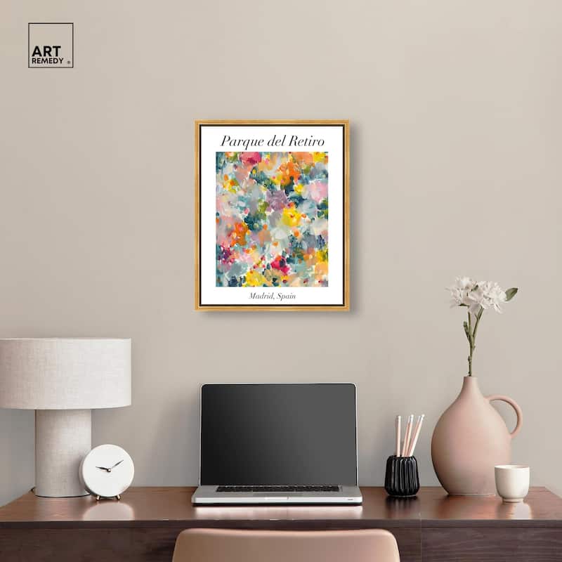 Retiro Park Canvas by Art Remedy