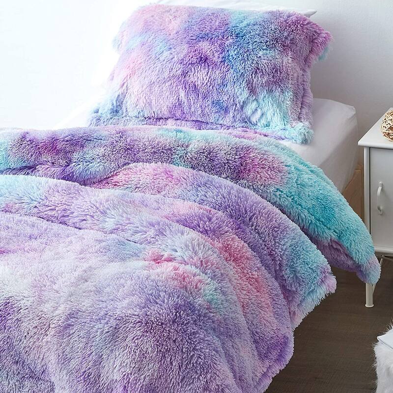 Unicorn Dreamz - Coma Inducer® Oversized Comforter Set - Starburst Rainbow - Twin XL