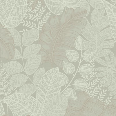 Scattered Leaves Sage Green
