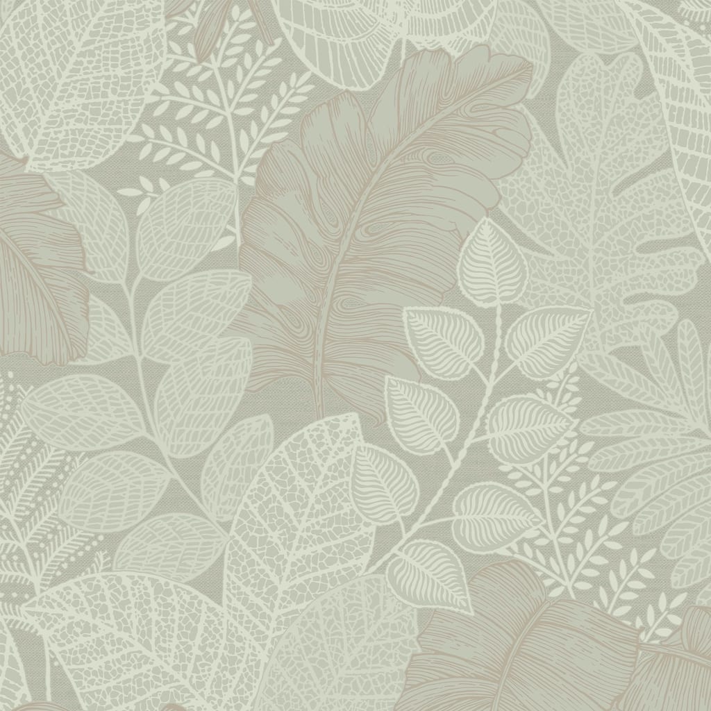 Scattered Leaves Sage Green