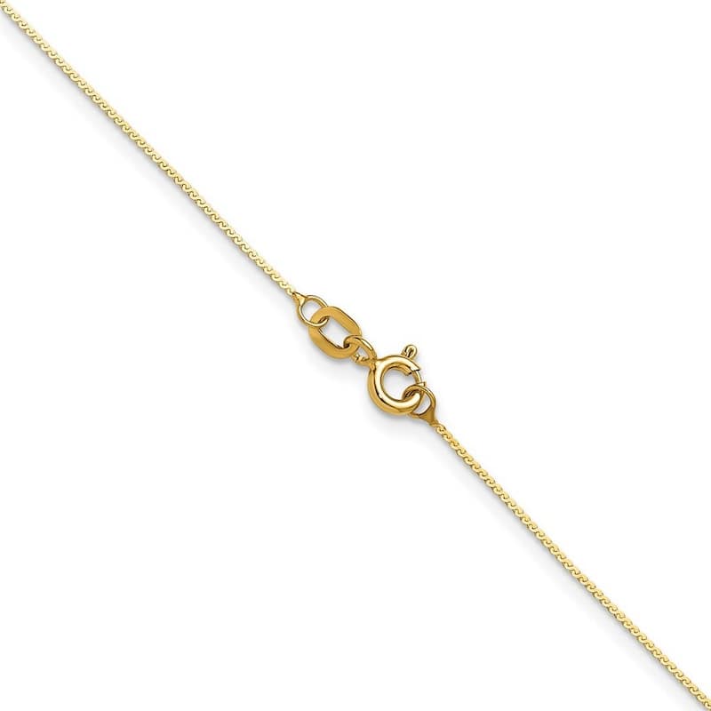 Curata 14k Yellow Gold 0.8mm Serpentina Chain Bracelet Options: 7" 8"