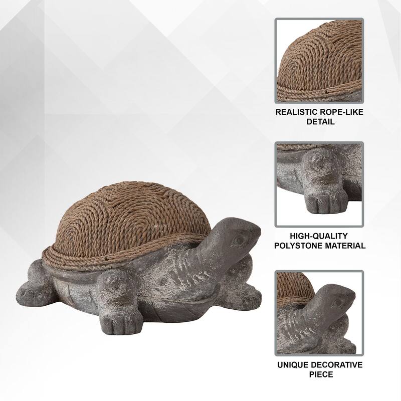XBrand Turtle Statue, Indoor or Outdoor Décor, Garden Décor, Turtle Garden Statue, Turtle Statuary