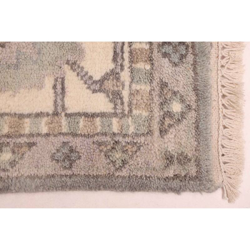 ECARPETGALLERY Hand-knotted Jules Serapi Dark Grey Wool Rug - 8'0 x 10'1