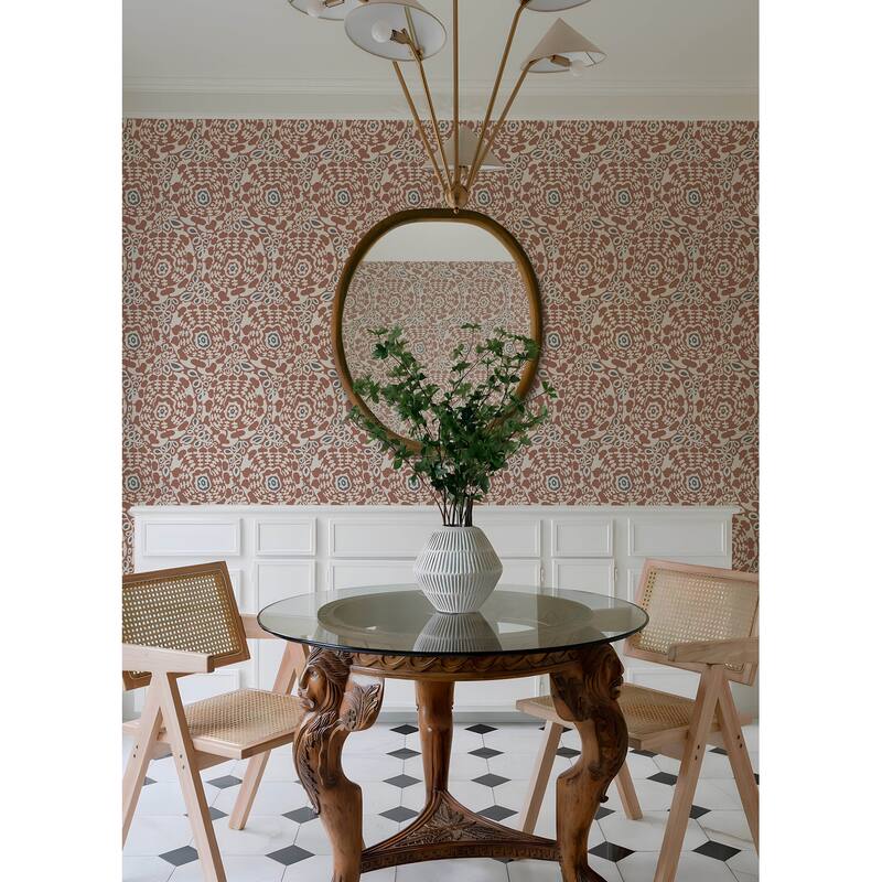 A-Street Prints Wright Slate Textured Triangle Wallpaper