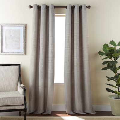 Grand Avenue Fern Grommet Window Curtain Panel Pair - 37" x 84"