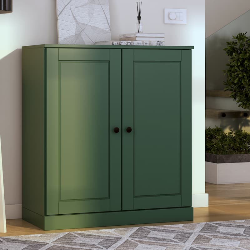 Palace Imports 100% Solid Wood 3-Shelf Bookcase, Adjustable Shelves, 32" Wide, 35.75" Tall