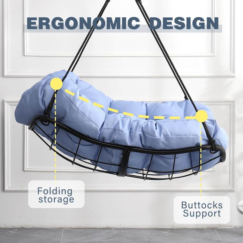 Hammock Chair Swing with Cushion