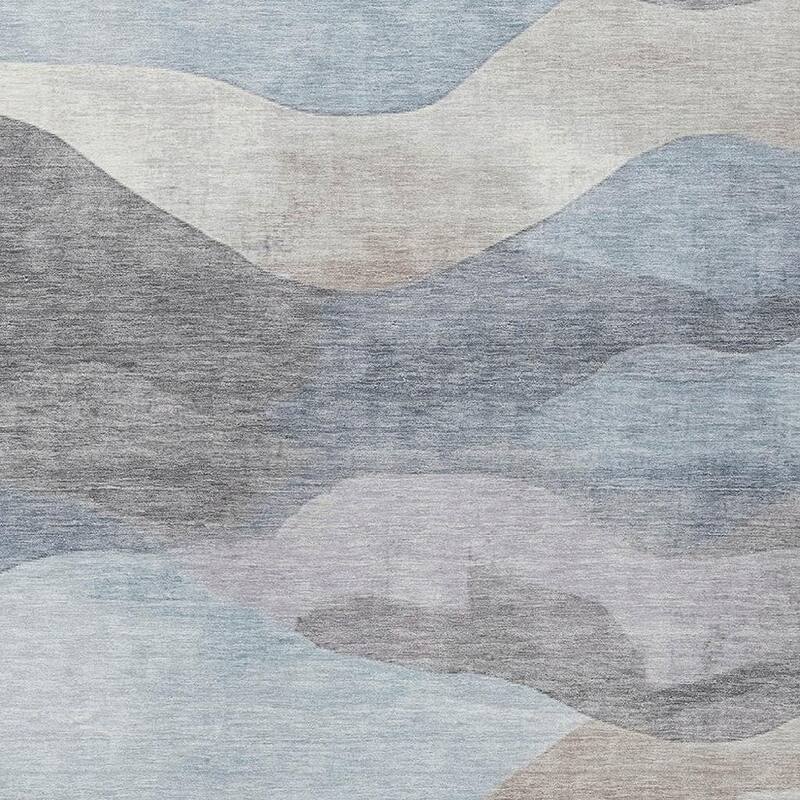 HomeRoots Abstract Transitional Rectangle Outdoor Rug