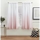 preview thumbnail 23 of 26, ATI Home Crescendo Lined Blackout Hidden Tab Curtain Panel Pair 52x63 - Blush