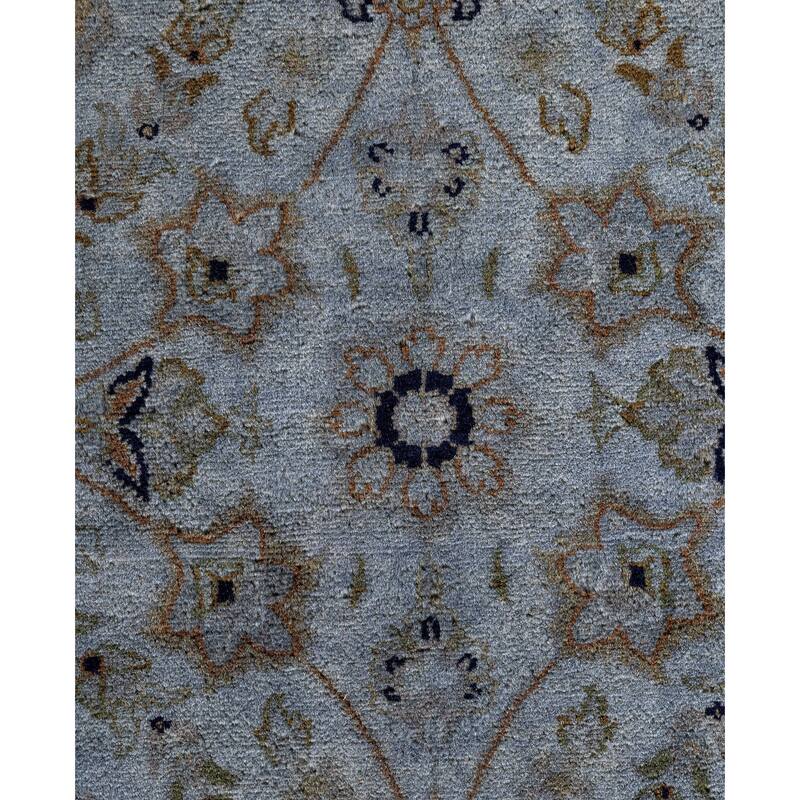 Overdyed One-of-a-Kind Hand-Knotted Area Rug - Gray - 8' 1" x 10' 2"